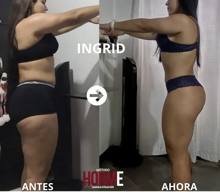 Antes y después Ingrid