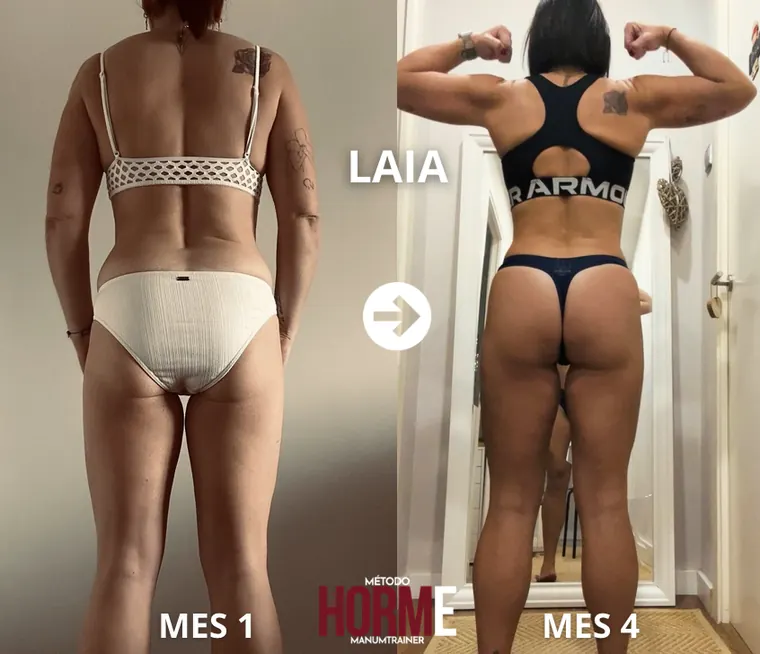 Antes y después Laia