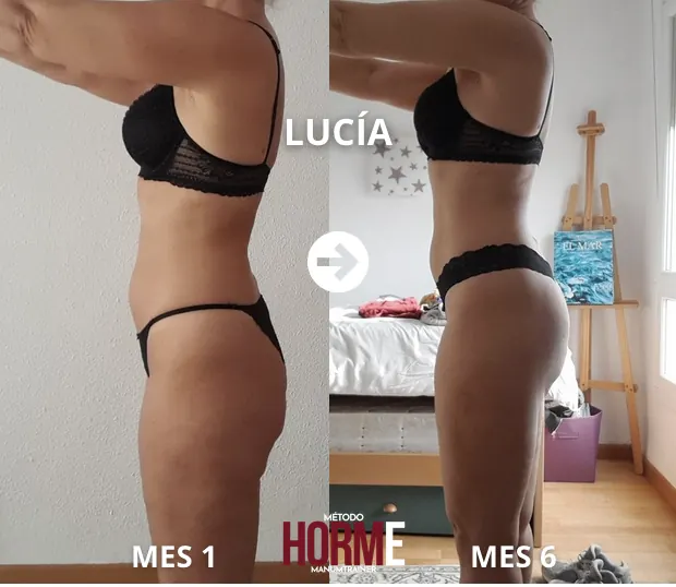 Antes y después Lucía